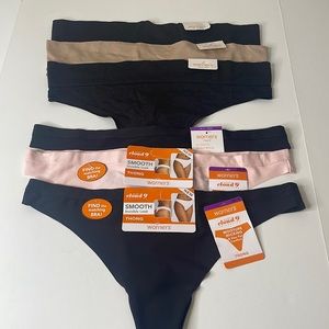 Warners Assortment of Thong Panties 6 Pairs - Size XXL / 9